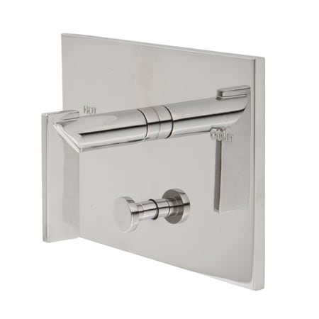 Newport Brass Balanced Tub & Shower Diverter Plate With Handle in Satin Nickel (Pvd) 5-2542BP-15S